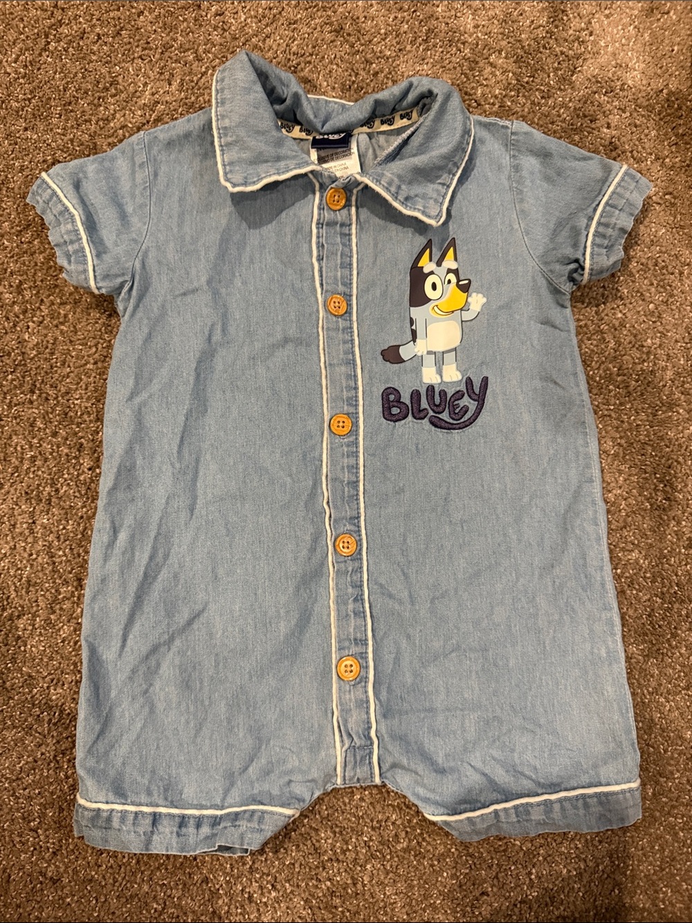 Bluey Denim Romper